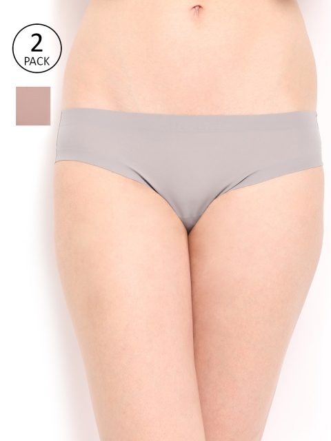 

Amante Women Pack of 2 Solid Briefs, Grey