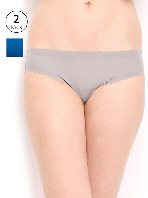 

Amante Women Pack of 2 Briefs, Grey