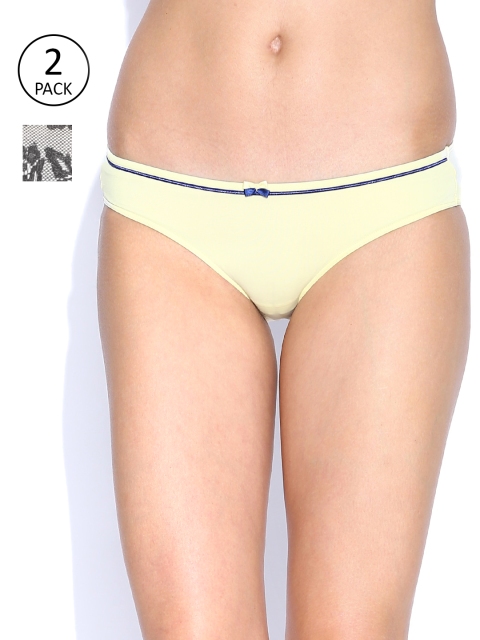 

Amante Women Pack of 2 Bikini Briefs, Yellow