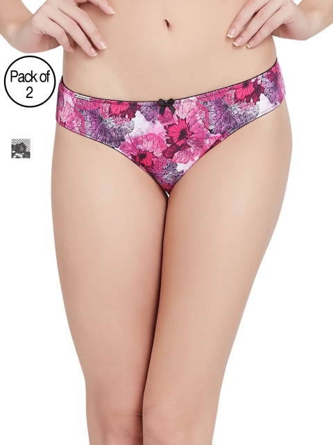 

Amante Women Pack of 2 Bikini Briefs, Pink