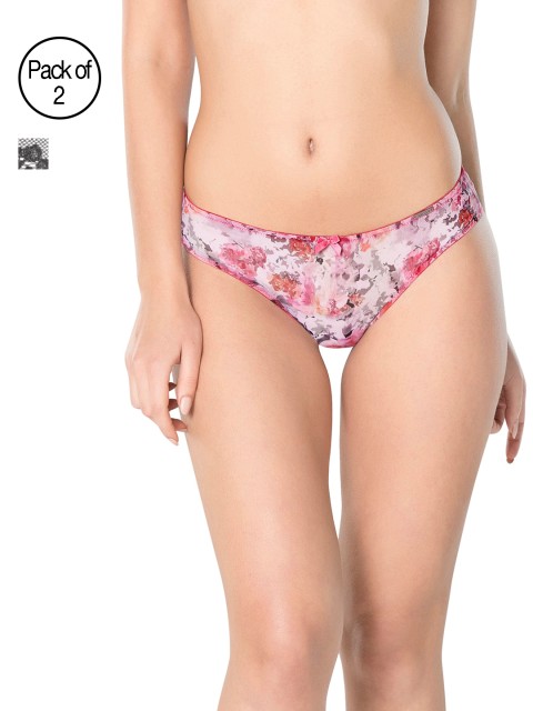 

Amante Women Pack of 2 Bikini Briefs, Pink