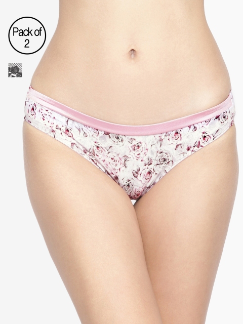 

Amante Women Pack of 2 Bikini Briefs, Pink