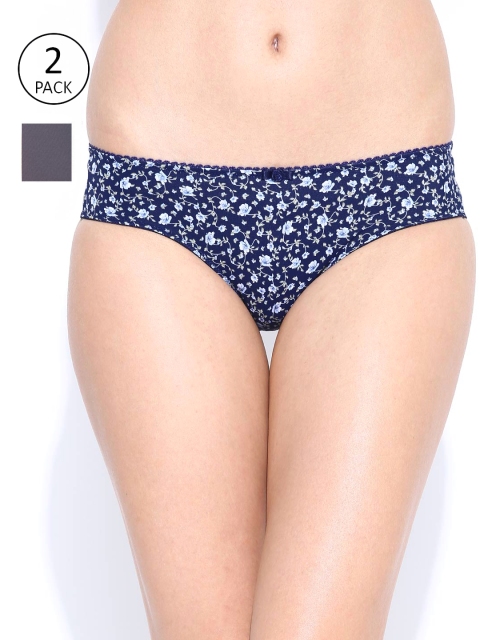 

Amante Women Pack of 2 Briefs, Grey