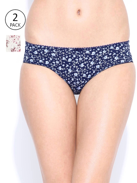 

Amante Women Pack of 2 Printed Briefs, Pink