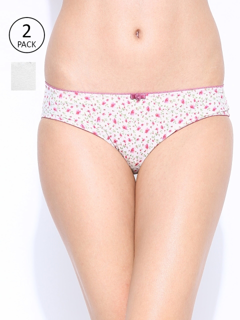 

Amante Women Pack of 2 Briefs, White