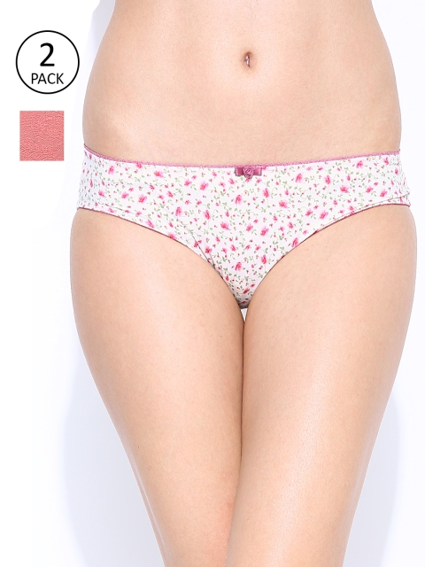 

Amante Women Pack of 2 Briefs, Pink