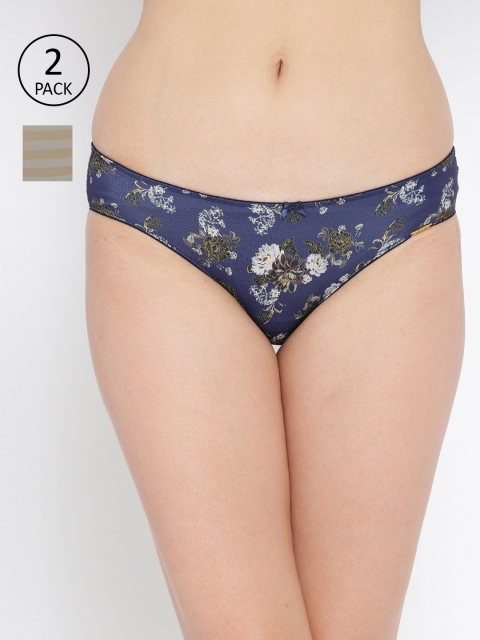 

Amante Women Pack of 2 Bikini Briefs, Blue