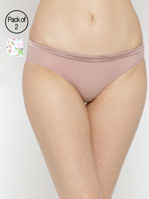 

Amante Women Pack of 2 Bikini Briefs, Pink
