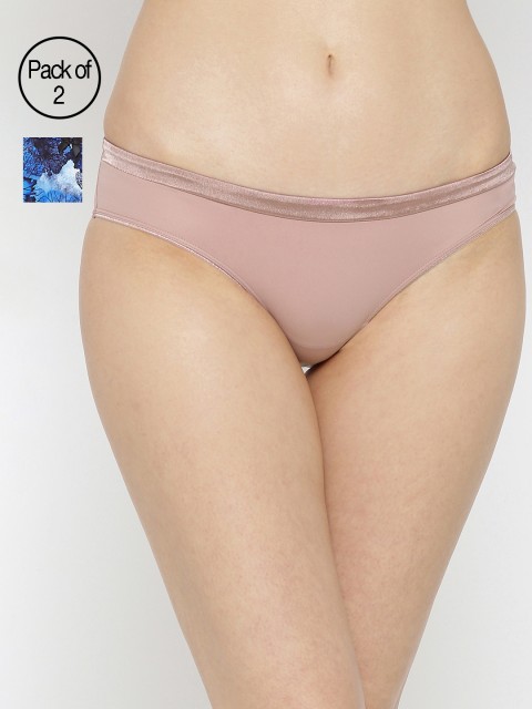 

Amante Women Pack of 2 Briefs, Pink