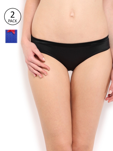 

Amante Women Pack of 2 Briefs, Black