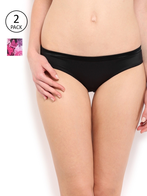 

Amante Women Pack Of 2 Briefs, Black