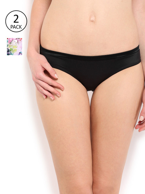 

Amante Women Pack Of 2 Bikini Briefs, Black
