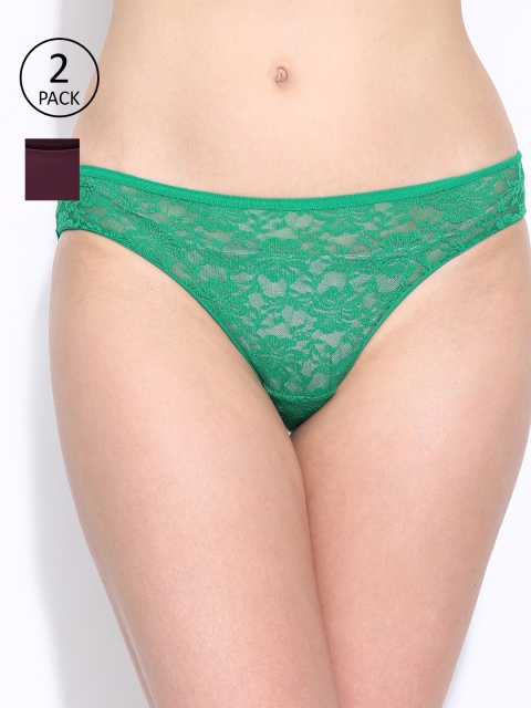

Amante Women Pack of 2 Basic Briefs, Purple