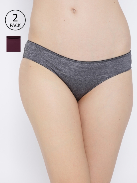

Amante Women Pack of 2 Basic Briefs, Purple