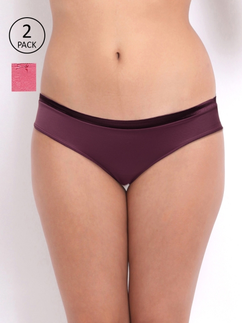 

Amante Women Pack of 2 Basic Briefs, Purple