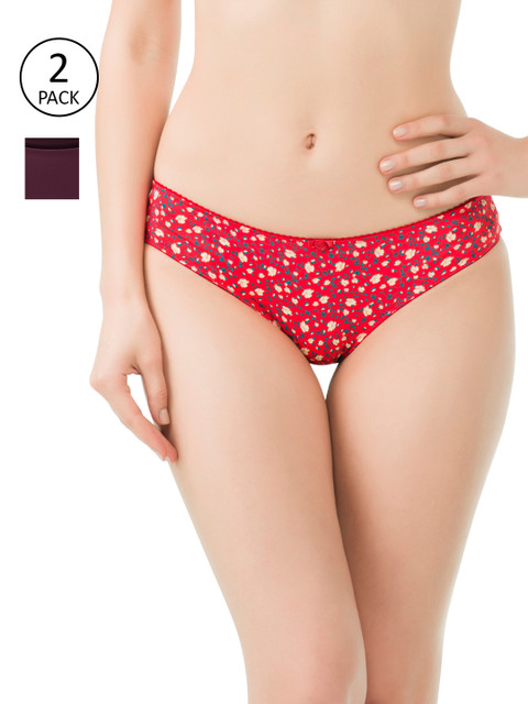 

Amante Women Pack of 2 Briefs, Purple