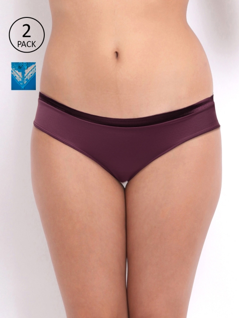 

Amante Women Pack of 2 Solid Briefs, Blue