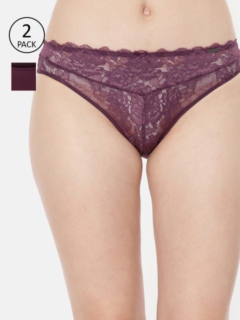 

Amante Women Pack of 2 Purple Briefs