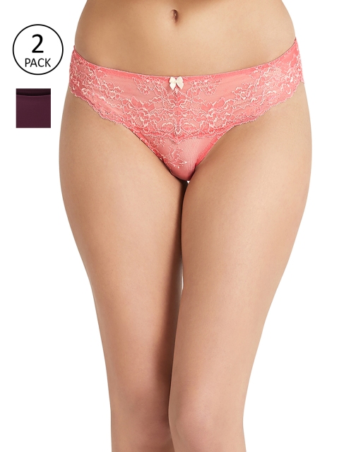 

Amante Women Pack of 2 Briefs, Purple