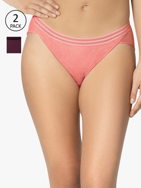 

Amante Women Pack of 2 Briefs, Purple