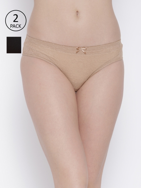 

Amante Women Pack of 2 Briefs, Black