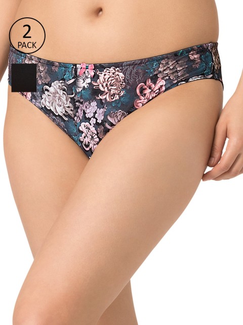 

Amante Women Pack of 2 Briefs, Black