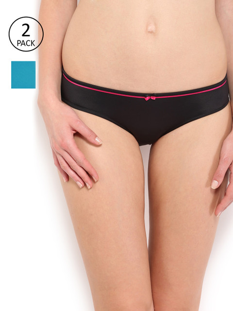 

Amante Women Pack of 2 Bikini Briefs, Black