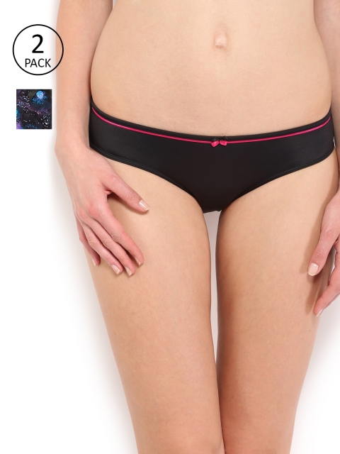 

Amante Women Pack of 2 Briefs, Black