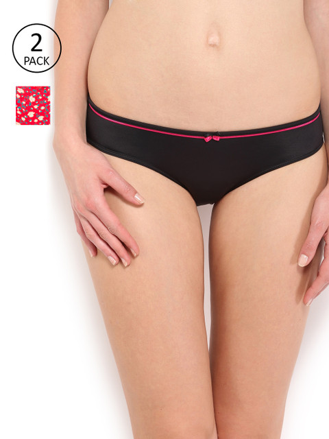 

Amante Women Pack of 2 Briefs, Black