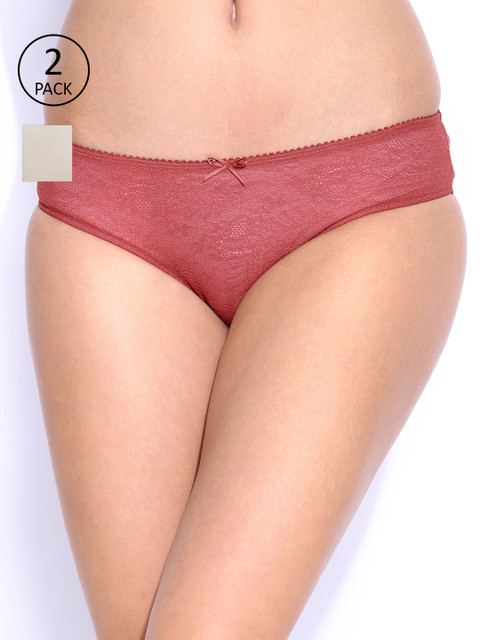 

Amante Women Pack of 2 Briefs, Cream