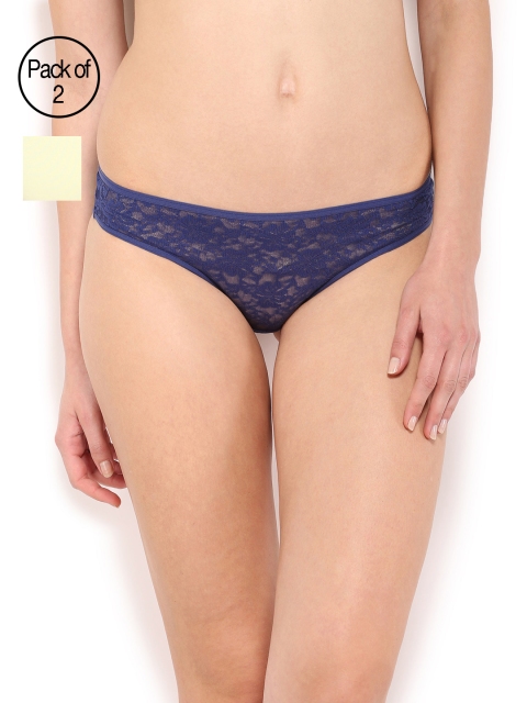 

Amante Women Pack of 2 Briefs, Navy blue