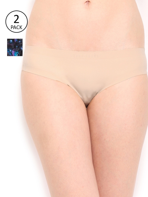 

Amante Women Pack of 2 Briefs, Beige