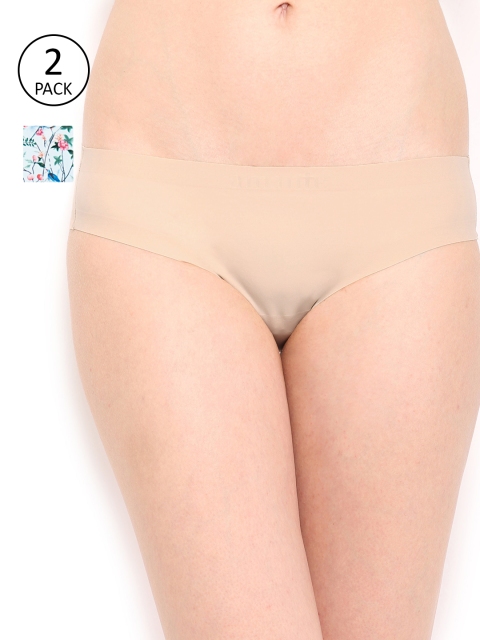 

Amante Women Pack of 2 Briefs, Beige