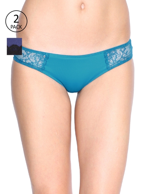 

Amante Women Pack Of 2 Blue Bikini Briefs