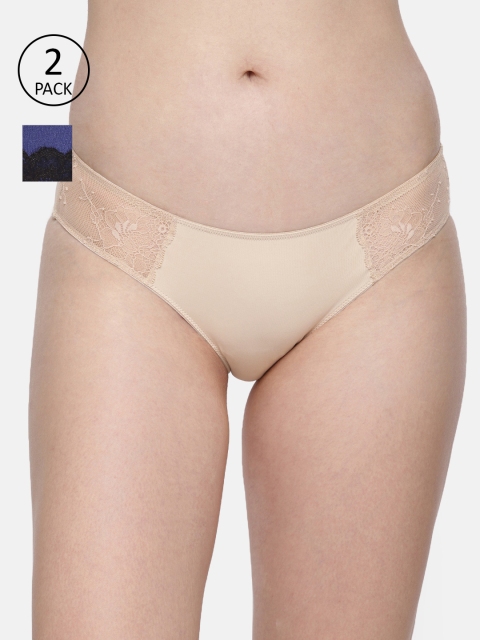 

Amante Women Pack of 2 Briefs, Beige