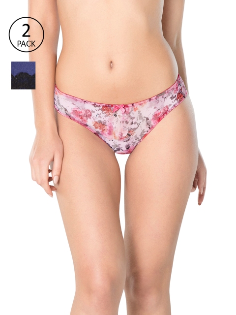

Amante Women Pack of 2 Briefs, Pink