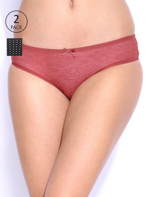 

Amante Women Pack of 2 Briefs, Black