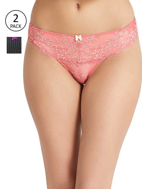 

Amante Women Pack of 2 Briefs, Black