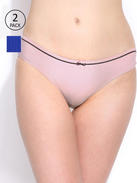 

Amante Women Pack of 2 Briefs, Pink