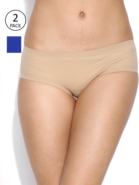 

Amante Women Pack of 2 Basic Briefs, Nude