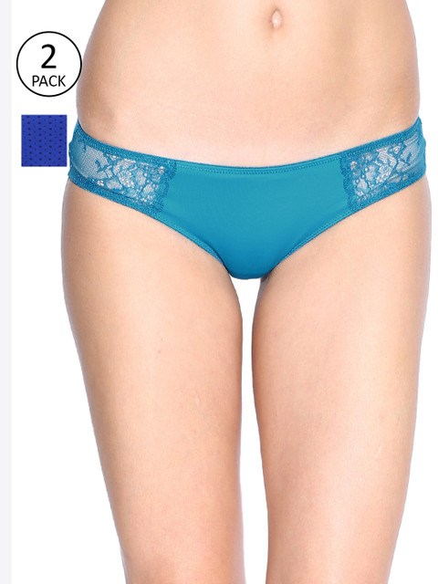 

Amante Women Pack of 2 Briefs, Blue
