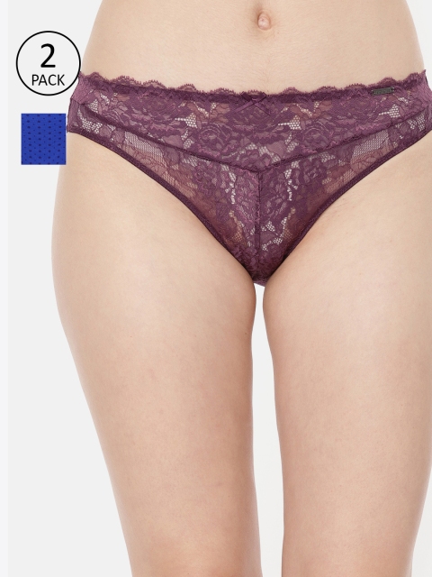 

Amante Women Pack of 2 Briefs, Violet