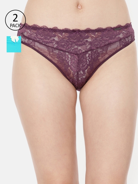 

Amante Women Pack of 2 Briefs, Purple