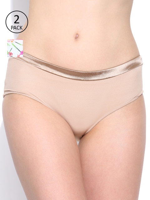

Amante Women Pack of 2 Briefs, Brown