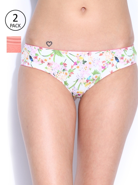 

Amante Women Pack of 2 Briefs, Pink