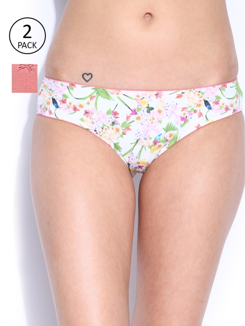 

Amante Women Pack of 2 Briefs, Green