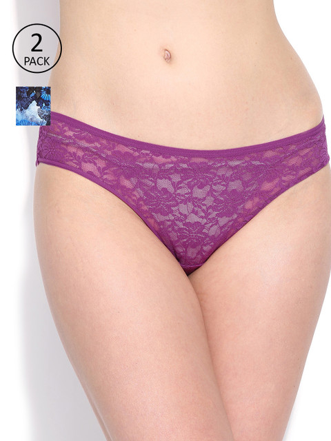 

Amante Women Pack of 2 Briefs, Purple