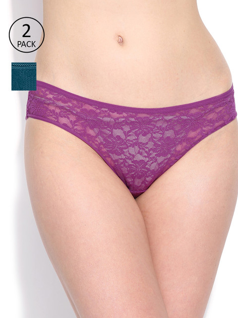 

Amante Women Pack of 2 Briefs, Purple