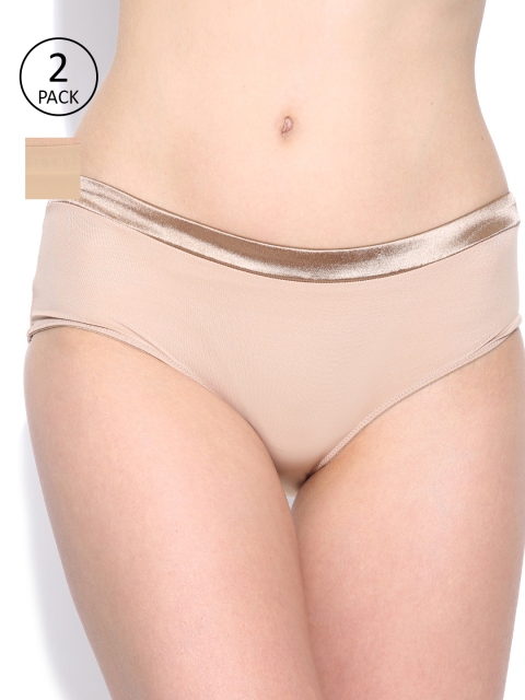 

Amante Women Pack of 2 Nude-Coloured Briefs