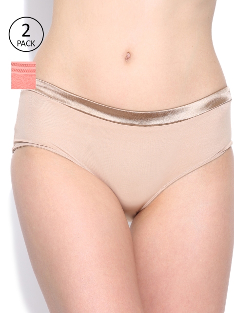 

Amante Women Pack of 2 Briefs, Nude